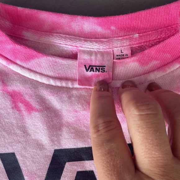 Vans Girls sweatshirt Large - Picture 2 of 4